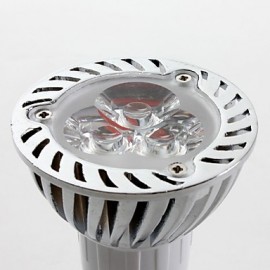 4W GU10 LED Spotlight MR16 3 High Power LED 270 lm Warm White AC 85-265 V