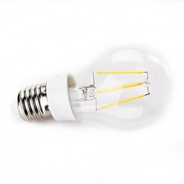 4W E26/E27 LED Globe Bulbs 4 SMD 380-400 lm Warm White Decorative AC 220-240 V