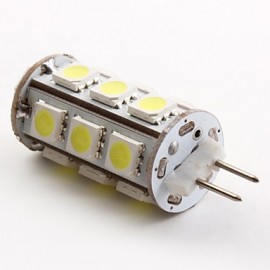 1.5W G4 LED Corn Lights T 18 SMD 5050 110 lm Natural White DC 12 V