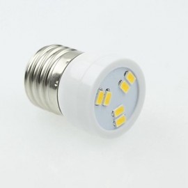 E27 2W 6LED 5730SMD 90-120LM 3000-3500K AC220-240V Spotlight Warm White - White Silver