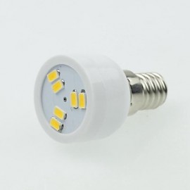 E14 2W 6LED 5730SMD 90-120LM 3000-3500K AC220-240V Spotlight Warm White - White Silver