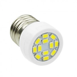 E27 4W 12LED 5730SMD 240-280LM 6000-7500K AC220-240V Spotlight White - White Silver