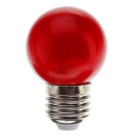 0.5W E26/E27 LED Globe Bulbs G45 7 Dip LED 50 lm Red Decorative AC 220-240 V