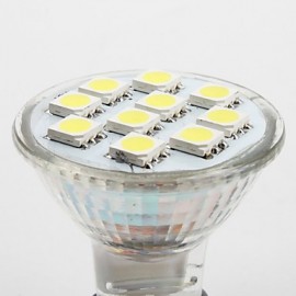 2W GU4(MR11) LED Spotlight MR11 10 SMD 5050 120 lm Natural White DC 12 V