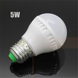 5W E27 18XSMD2835 450LM Warm/Cool White Light Bulbs LED Globe Bulbs(220V)