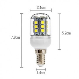 3W E14 LED Corn Lights T 27 SMD 5050 190 lm Natural White AC 220-240 V