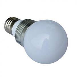 Globe Bulbs , E26/E27 3 W 1 High Power LED LM RGB V