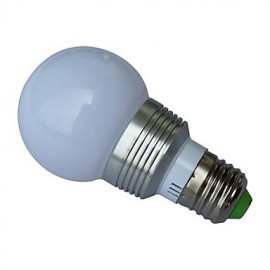 Globe Bulbs , E26/E27 3 W 1 High Power LED LM RGB V