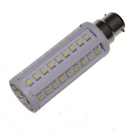 B22 12W 66x5050SMD 1200LM 3500K 6000K Warm White/Cool White Light LED Corn Bulb AC85-265V