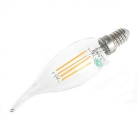 4W E14 LED Filament Bulbs CA35 4 380 lm Warm White Decorative AC 220-240 V