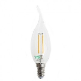 4W E14 LED Filament Bulbs CA35 4 380 lm Warm White Decorative AC 220-240 V