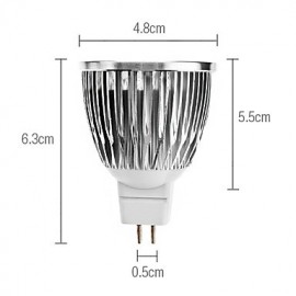 5W GU5.3(MR16) LED Spotlight MR16 5 High Power LED 390 lm Warm White DC 12 / AC 12 V