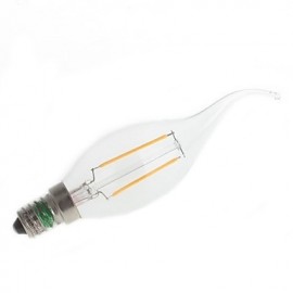 2W E14 LED Filament Bulbs CA35 2 180-200 lm Warm White Decorative AC 220-240 V