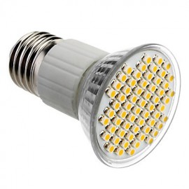 E27 4W 60x3528SMD 180-240LM 3000-3500K Warm White Light LED Spot Bulb (85-265V)