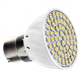 5W B22 LED Spotlight 60 SMD 3528 240 lm Warm White AC 220-240 V