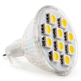 GU4(MR11) 2W 10 SMD 5050 120 LM Warm White / Cool White MR11 LED Spotlight DC 12 V