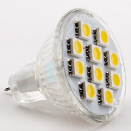 GU4(MR11) 2W 10 SMD 5050 120 LM Warm White / Cool White MR11 LED Spotlight DC 12 V