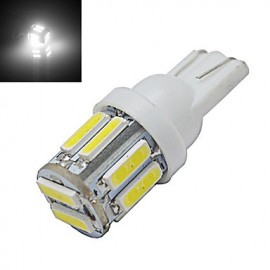 T10 3W 10X7020SMD 210LM 6000-6500K Cool White LED Car Light (DC 12V)