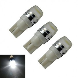 3pcs T10 1.5W 90LM 6000-6500K Cool White Side Maker Lamp LED Car Light (DC 12V)