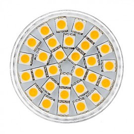 GU10 5W 30x5050SMD 300-360LM 3000-3500K Warm White Light LED Spot Bulb (85-265V)