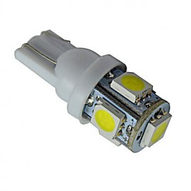 20pcs T10 1W 5X5050SMD 70-90LM 6000-6500K Cool White LED Car Light (DC 12V)