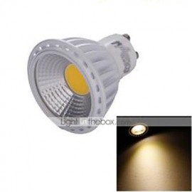 GU10 6W COB LED Dimmable Spotlight Warm White /White 600lm (100-120V/220-240V)