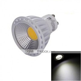 GU10 6W COB LED Dimmable Spotlight Warm White /White 600lm (100-120V/220-240V)