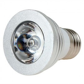 3W E14 / GU10 / E26/E27 LED Spotlight 1 High Power LED 270 lm RGB Dimmable / Remote-Controlled AC 85-265 V 1 pcs