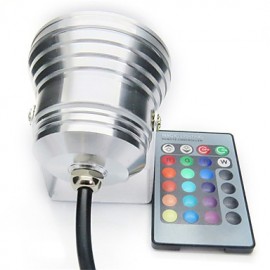 10W RGB Full color IP68 Waterproof Understand LED Lamp spotlight pool light (12V)