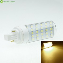 G24 6W 30x5050SMD LED Cool White/ Warm White LED bulb led spotlights AC85-265V