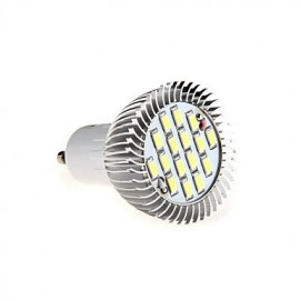 8W GU10 16XSMD5630 650LM Warm/Cool White Light LED Spot Light Bulbs (220V)