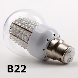 E14 / B22 LED Globe Bulbs A60(A19) 78 High Power LED 210 lm Natural White AC 220-240 V