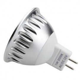 5W GU5.3(MR16) LED Spotlight MR16 COB 400-450 lm Cool White AC 12 V 5 pcs