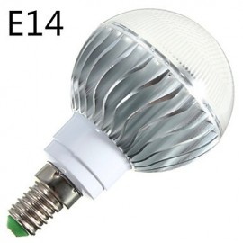 E14 / E26/E27 / B22 5W 3 High Power LED 400lm RGB Dimmable / Remote-Controlled LED Globe Bulbs AC 85-265 V