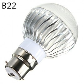 E14 / E26/E27 / B22 5W 3 High Power LED 400lm RGB Dimmable / Remote-Controlled LED Globe Bulbs AC 85-265 V