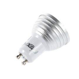 1PCS GU10 3W 1-LED Decoration Bulb Remote Lamps RGB Light 260lm - White (AC 85~265V)