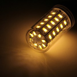 E27/E14 10W 48x5730SMD 360LM Warm/Cool White LED Corn Bulb (220-240V)