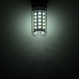 E27/E14 10W 48x5730SMD 360LM Warm/Cool White LED Corn Bulb (220-240V)