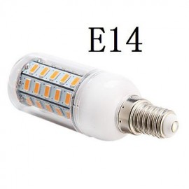 E27/E14 10W 48x5730SMD 360LM Warm/Cool White LED Corn Bulb (220-240V)