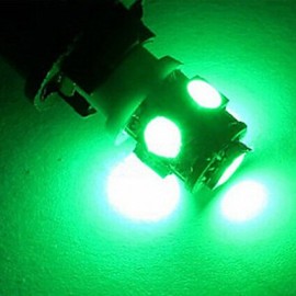 2 pcs ding yao T10 2W 5X SMD 5050 120LM Cool White/Red/Blue/Yellow/Green Decorative Decoration Light DC 12V