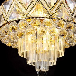 max 40w Traditional/Classic Crystal Painting Metal Chandeliers Living Room