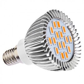 E14 5W 16x5630SMD 400-450LM 3000-3500K Warm White Light LED Spot Bulb (110/220V)