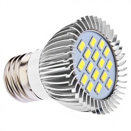 E26/E27 LED Spotlight MR16 16 SMD 5630 450 lm Natural White AC 110-130 AC 220-240 V