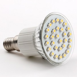 2W E14 / GU10 / E26/E27 LED Spotlight PAR38 30 SMD 3528 90 lm Warm White AC 220-240 V