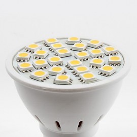 4W GU10 LED Spotlight MR16 24 SMD 5050 150 lm Warm White AC 220-240 V