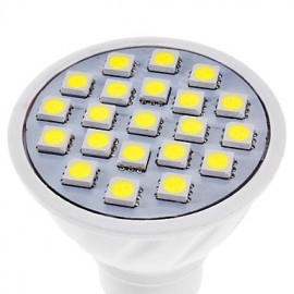 GU10 LED Spotlight MR16 21 SMD 5050 210 lm Natural White AC 110-130 / AC 220-240 V