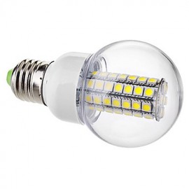 E26/E27 LED Globe Bulbs G60 63 SMD 5050 650 lm Natural White AC 220-240 V