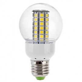 E26/E27 LED Globe Bulbs G60 63 SMD 5050 650 lm Natural White AC 220-240 V