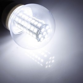 E26/E27 LED Globe Bulbs G60 63 SMD 5050 650 lm Natural White AC 220-240 V