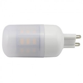 G9 3.6W 27x5730SMD 400LM 3000~3500K Warm White Light LED Corn Frosted Cover bulb AC 110V~120V